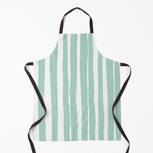 Item preview, Green and White Vertical Lines designed and sold by ZedColors.