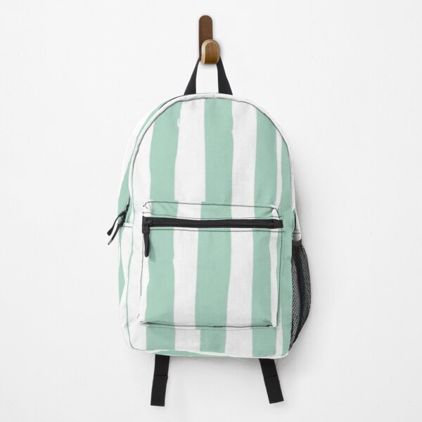 Item preview, Green and White Vertical Lines designed and sold by ZedColors.