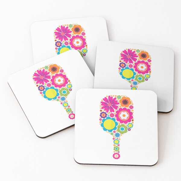 Item preview, Pickleball Paddle With Flowers designed and sold by Es4clhoting.