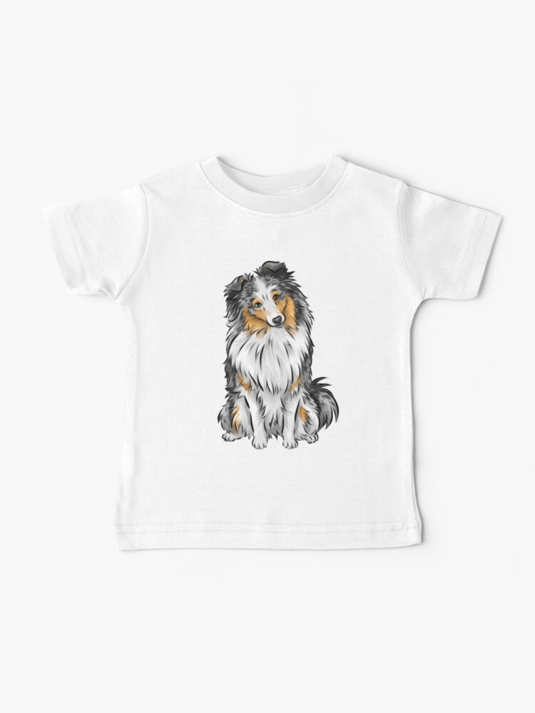 Sheltie Dog T-Shirt - Cute Artistic Tee Sheltie Dog T-Shirt - Cute Artistic Tee