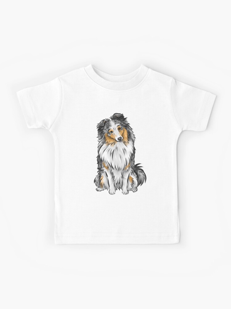 Sheltie Dog T-Shirt - Cute Artistic Tee Sheltie Dog T-Shirt - Cute Artistic Tee