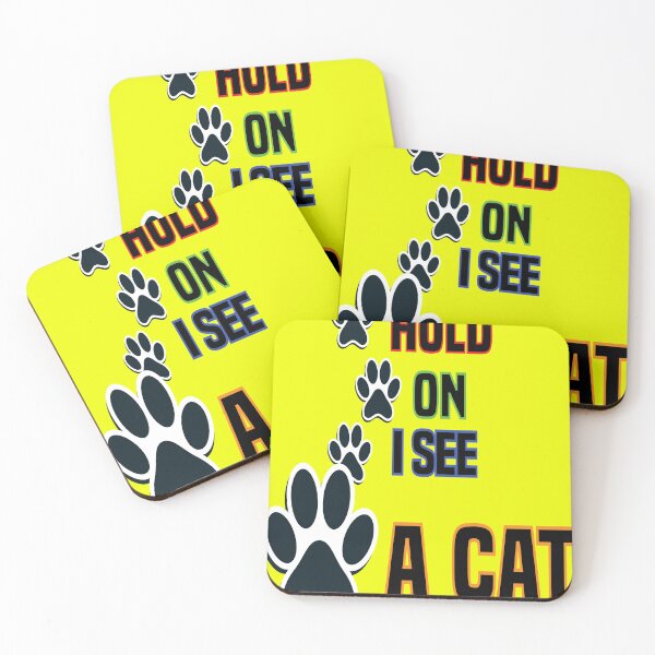 Item preview, Hold On I See A Cat Cute Cat designed and sold by jhonrichy.