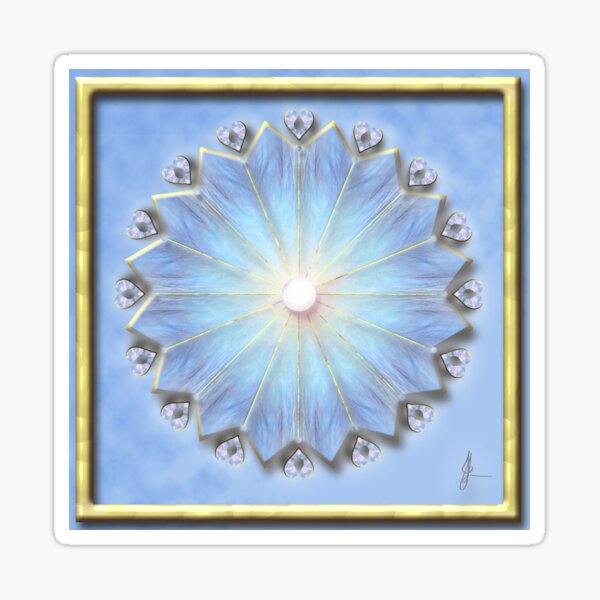 Archangel Haniel Mandala Sticker