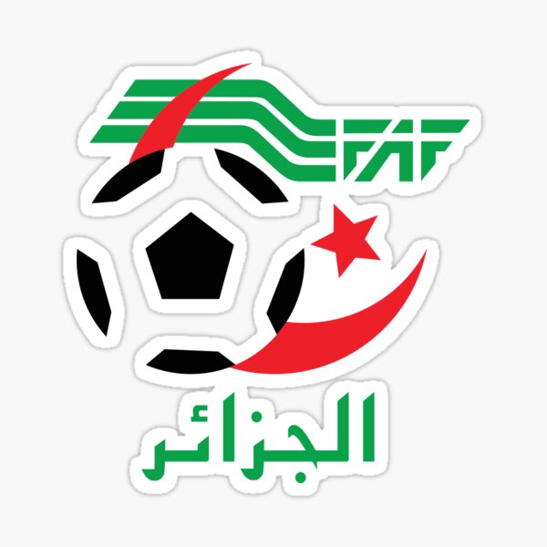 "FAF - Algerian Football Federation" Sticker by OmarDakhane | Redbubble