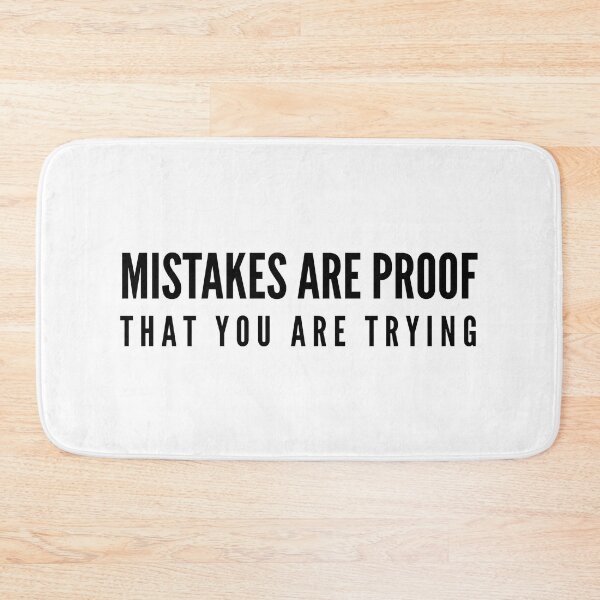 Item preview, Mistakes Are Proof That You Are Trying - Motivational Words designed and sold by texteestore.