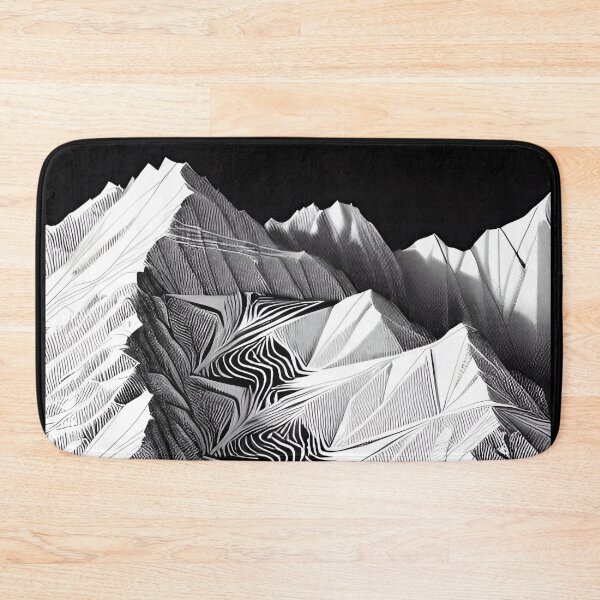 Item preview, Trippy Abstract Mountain Vibes 8 designed and sold by Benito Del Ray.