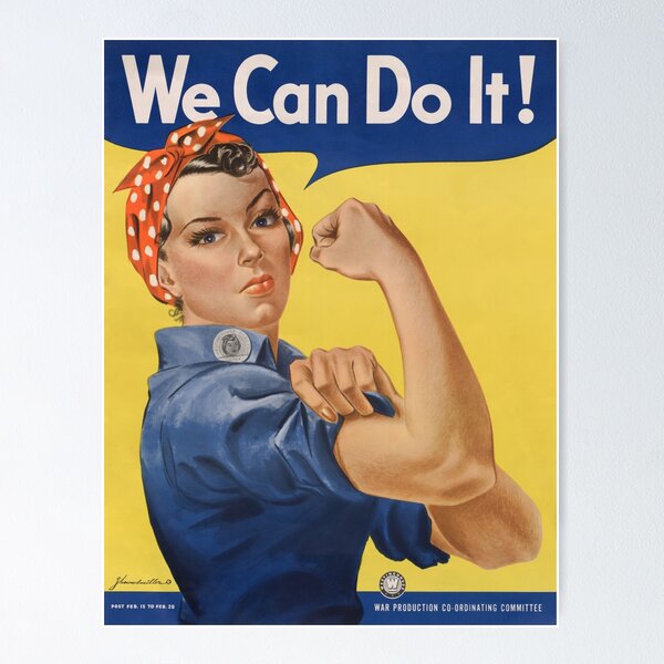 Item preview, Iconic Rosie the Riveter Poster designed and sold by reapolo.