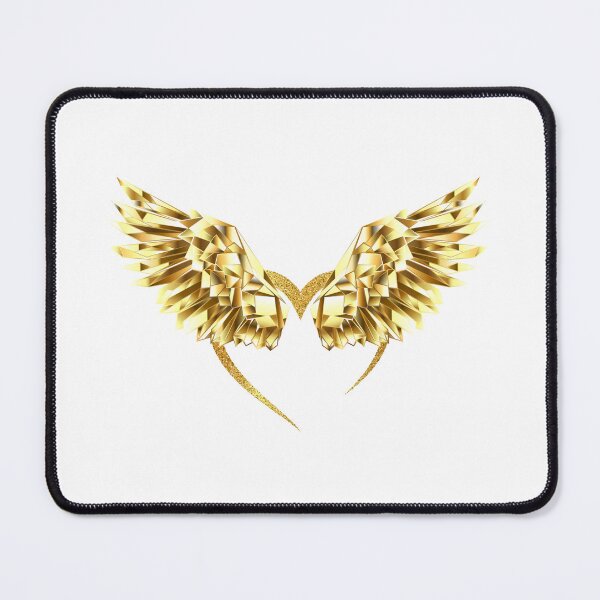 Item preview, Wings of golden love, Gift idea Gold heart, stylish, Original gift, Cool designed and sold by Ksmith-Style.