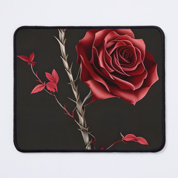 Item preview, Blood red rose, Ai Generated Art  designed and sold by ACC .