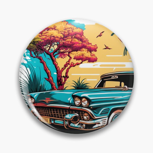 Item preview, Old car blue and orange color vibe  designed and sold by CernatAlin.