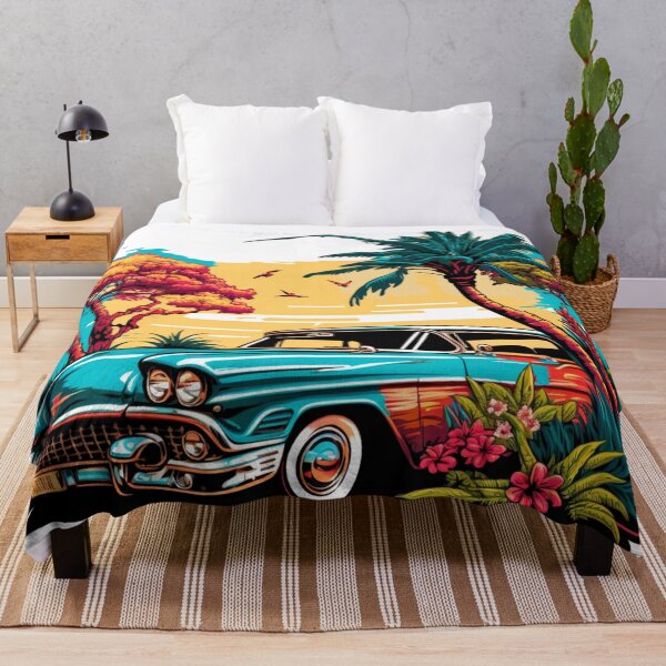 Item preview, Old car blue and orange color vibe  designed and sold by CernatAlin.