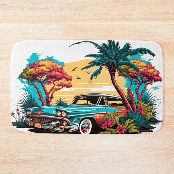 Item preview, Old car blue and orange color vibe  designed and sold by CernatAlin.