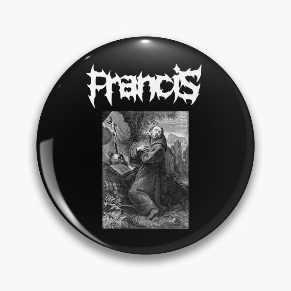 Item preview, Saint Francis of Assisi Punk Metal Gothic designed and sold by thecamphillips.