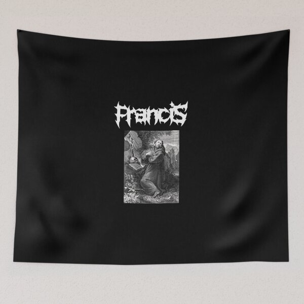 Item preview, Saint Francis of Assisi Punk Metal Gothic designed and sold by thecamphillips.