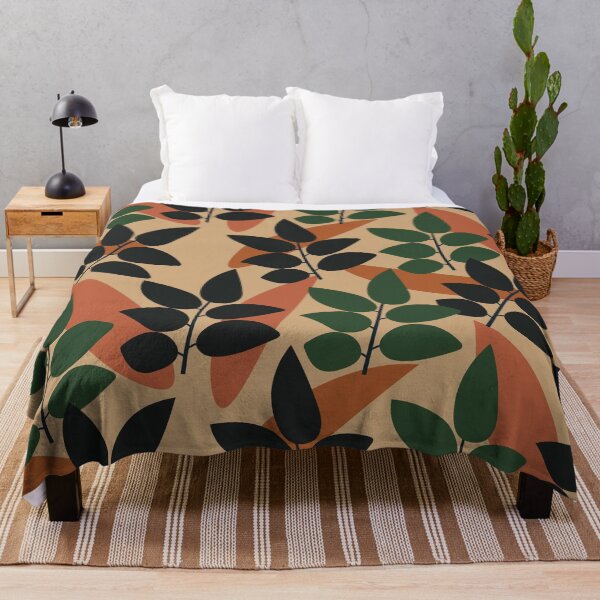 Item preview, Abstract Minimalist Leaves Pattern 2 designed and sold by technicolorable_art.