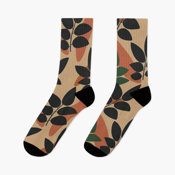 Item preview, Abstract Minimalist Leaves Pattern 2 designed and sold by technicolorable_art.