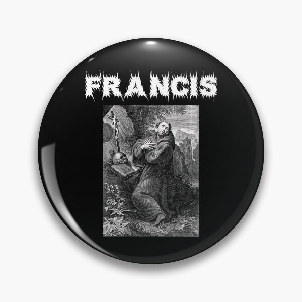 Item preview, Saint Francis of Assisi Hardcore Punk Metal Gothic designed and sold by thecamphillips.