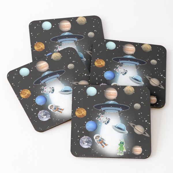 Item preview, space,owl,ufo,spaceship,stars,alien,astronaut designed and sold by theherbst131313.