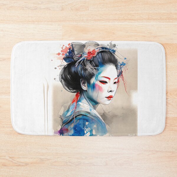 Item preview, Geisha in watercolor style designed and sold by Yasart3.