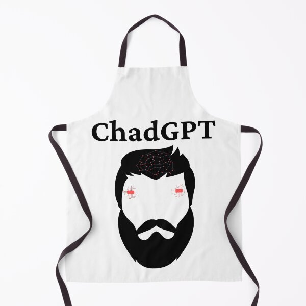 Item preview, ChadGPT AI Chatbot - Black Design designed and sold by TheKnightWriter.