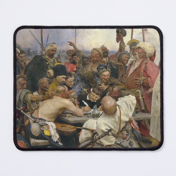Item preview, Reply of the Zaporozhian Cossacks painting by Ilya Repin designed and sold by quackynaut.