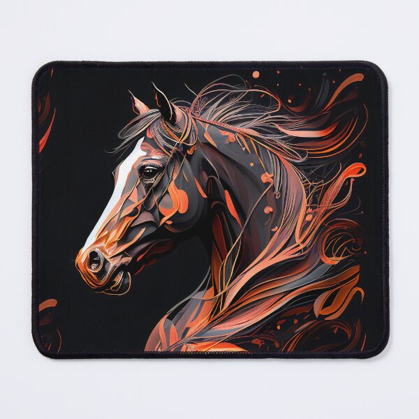 Item preview, Arabian Horse Riding Abstract Art  designed and sold by WalldeMar.