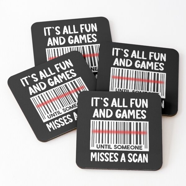 Item preview, Funny Postal Worker Barcode Quote designed and sold by MrEddie10.