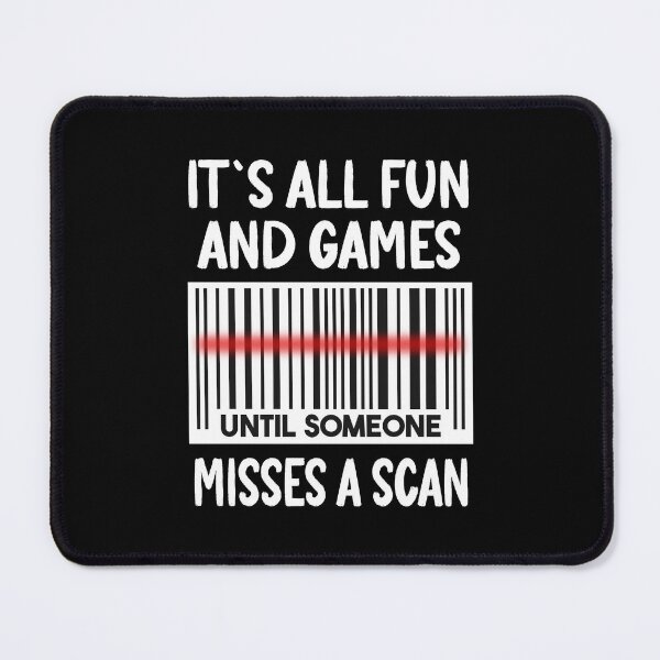 Item preview, Funny Postal Worker Barcode Quote designed and sold by MrEddie10.