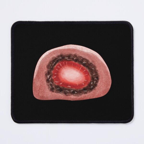 Item preview, Japanese Ichigo Daifuku Mochi - Strawberry Mochi with Red Bean Paste designed and sold by Vyhyta.