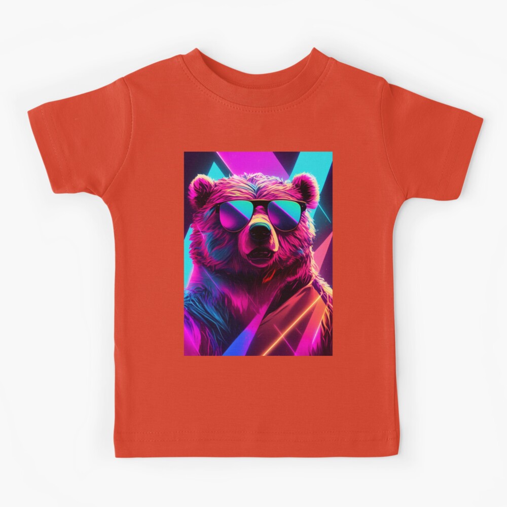 Chicago Cubs Toddler Pink Wavy Bear T-Shirt 3T