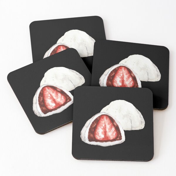 Item preview, Japanese Strawberry Daifuku Mochi With Red Bean Paste designed and sold by Vyhyta.