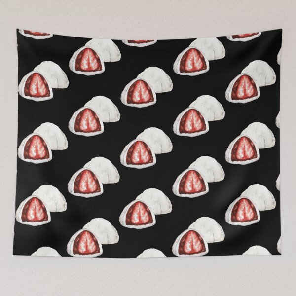 Item preview, Japanese Strawberry Daifuku Mochi With Red Bean Paste designed and sold by Vyhyta.