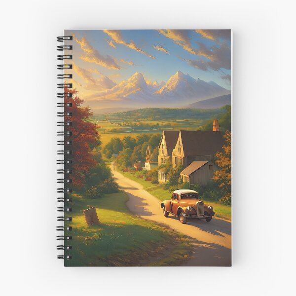 Item preview, Rural town travel poster designed and sold by ChaosEdits.