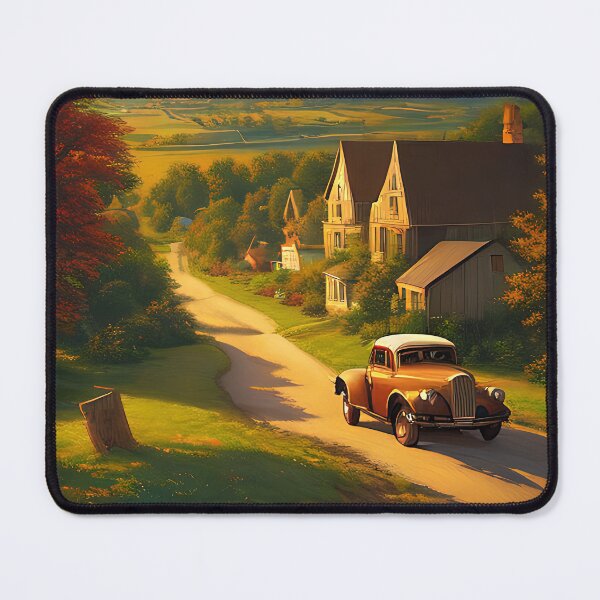 Item preview, Rural town travel poster designed and sold by ChaosEdits.