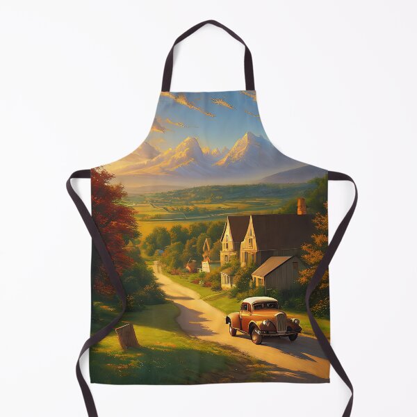 Item preview, Rural town travel poster designed and sold by ChaosEdits.