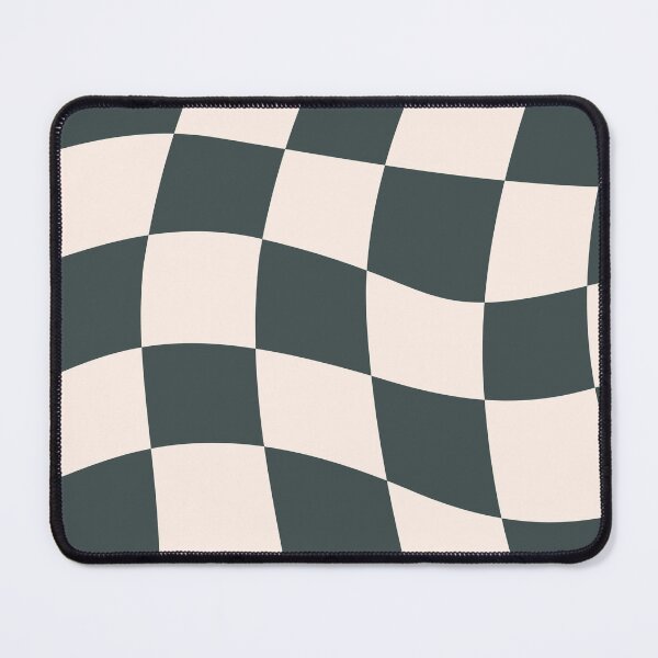 Item preview, Sage Checkered Retro Pattern Print Green designed and sold by Femme Pastel Collective.