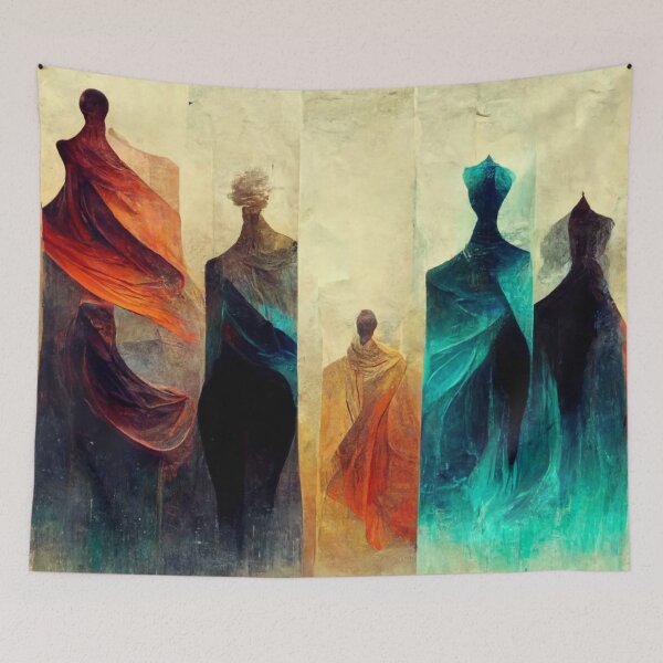 Item preview, Inspiring Characters Prepared to  Embark on a  New Adventure designed and sold by artfullyprompt.