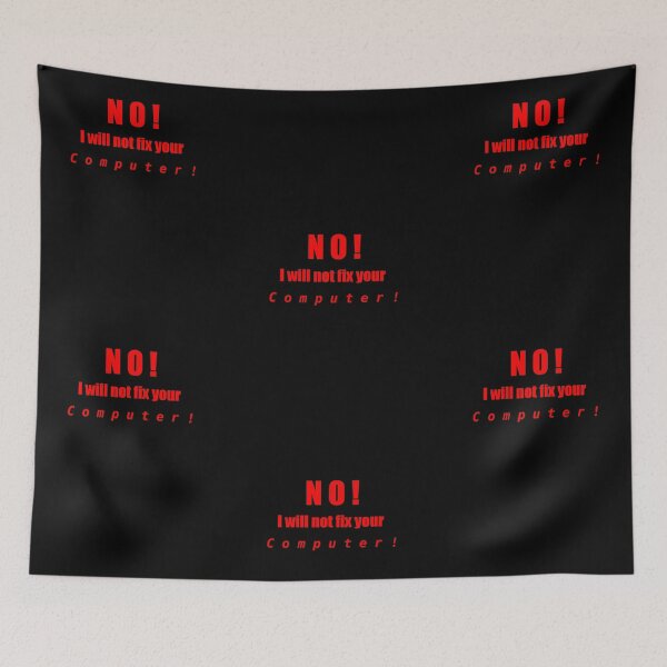 Item preview, No I Will Not Fix Your Computer designed and sold by VikingVisual.