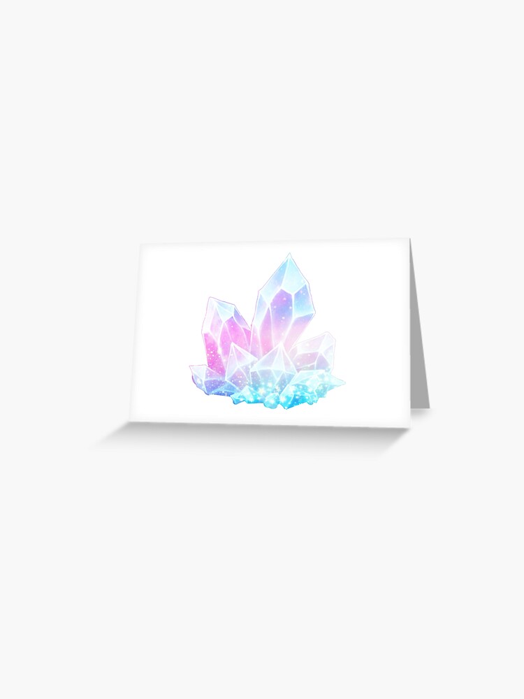 Pastel Galaxy Crystals Greeting Card for Sale by NicholiCosplay