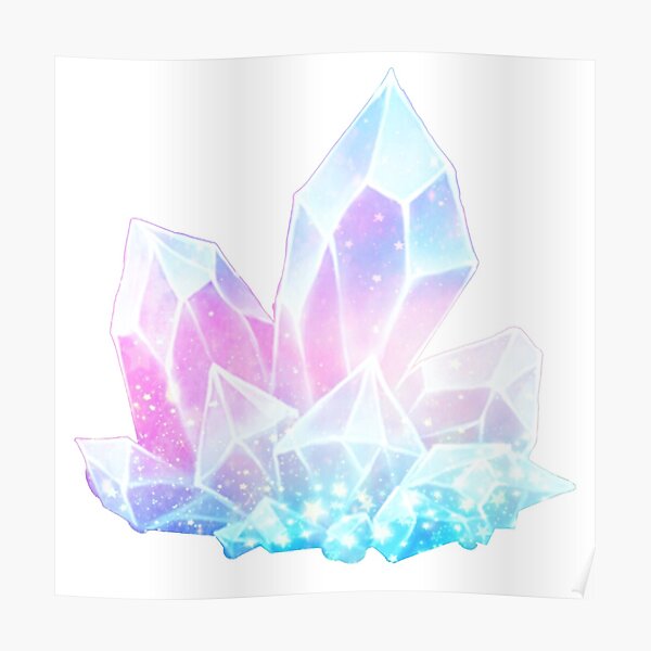 Crystal Posters Redbubble - free apk musical ly hidden cave base roblox crystals