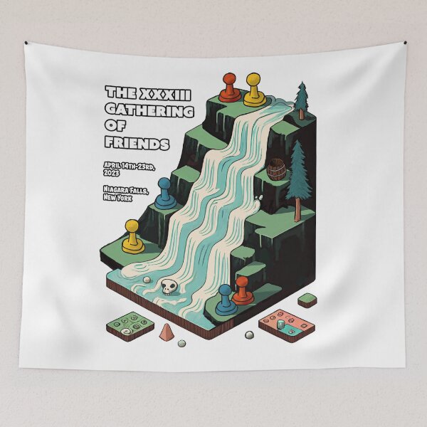 Item preview, Gathering of Friends 2023 designed and sold by fwimmer.