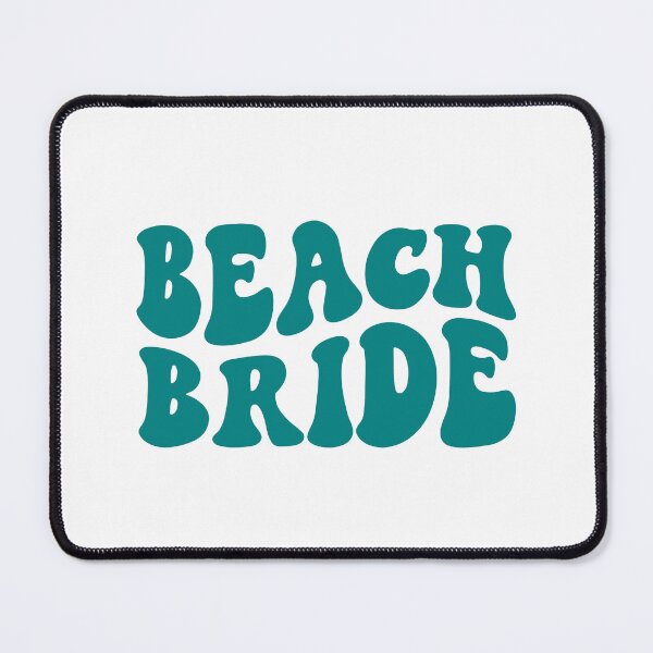 Item preview, Beach Bride Teal Retro Graphic Bridal Party Gifts for Bachelorette Party designed and sold by mysticblvd.