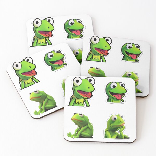 Item preview, Kermit meme sticker designed and sold by PrintifyStyle.
