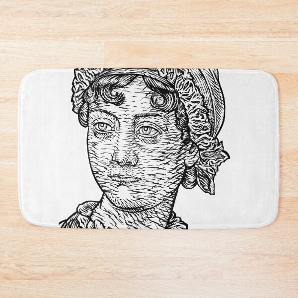 Item preview, JANE AUSTEN ink portrait .1 designed and sold by lautir.