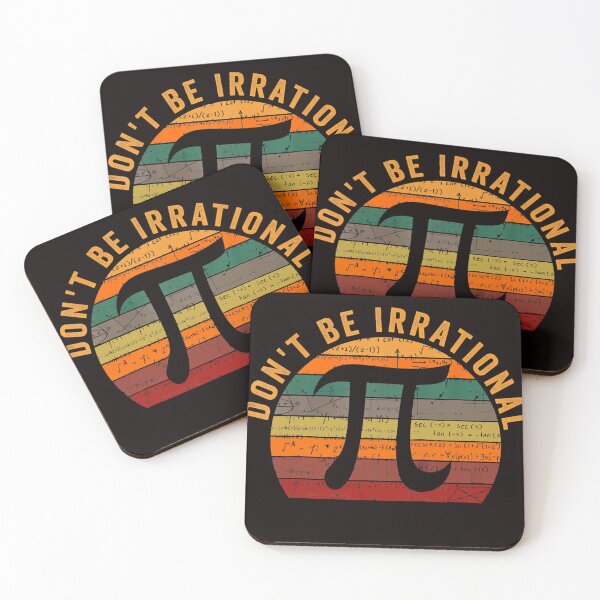 Item preview, Vintage Don't Be Irrational Pi Day For Math Teacher Science designed and sold by ALI-STORE-4Y.