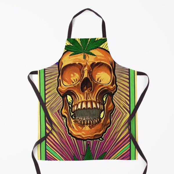 Item preview, Weed After Death 58 - Stoner Skull Art designed and sold by Benito Del Ray.