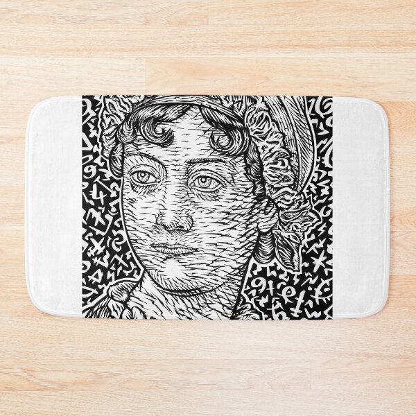 Item preview, JANE AUSTEN ink portrait .2 designed and sold by lautir.