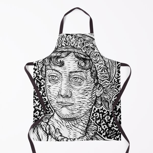 Item preview, JANE AUSTEN ink portrait .2 designed and sold by lautir.