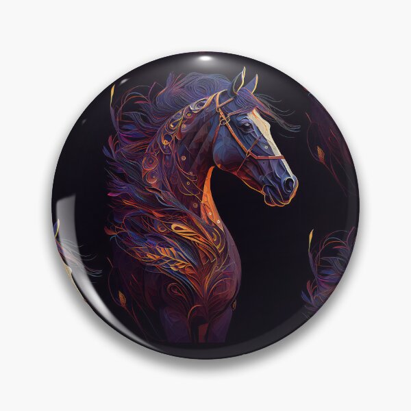 Item preview, Arabian Horse Lover Abstract Art Classic designed and sold by WalldeMar.