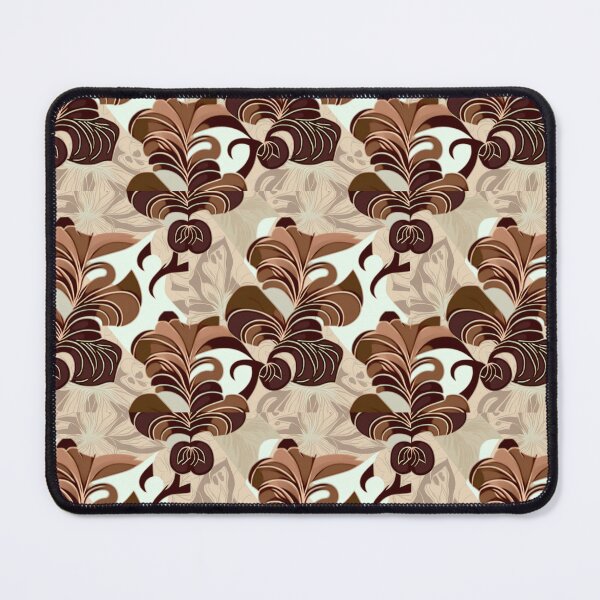 Item preview, Ziks Brown Floral Pattern designed and sold by zeli486.